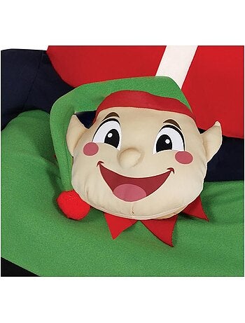 Costume de Père Noël sur les épaules