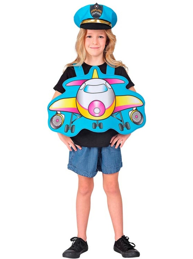 Costume de pilote d'avion avec chapeau Multicolore - Kiabi