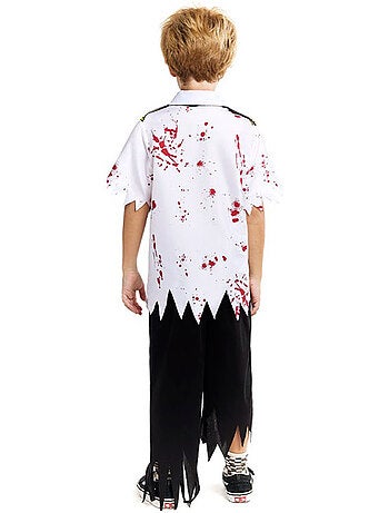 Costume de pilote d'avion zombie