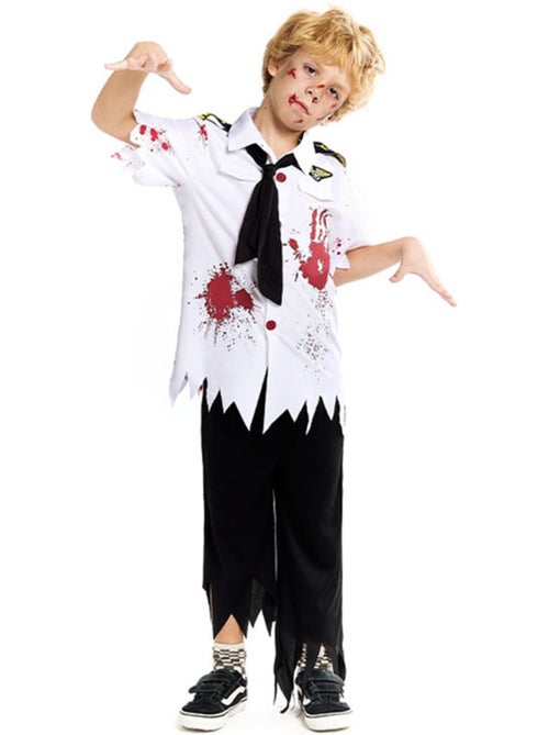 Costume de pilote d'avion zombie - Kiabi