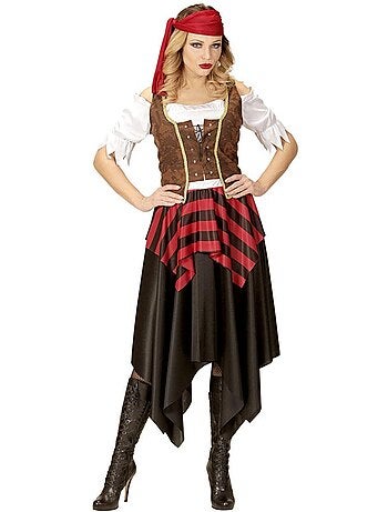 Costume de pirate casse-cou avec ruban
