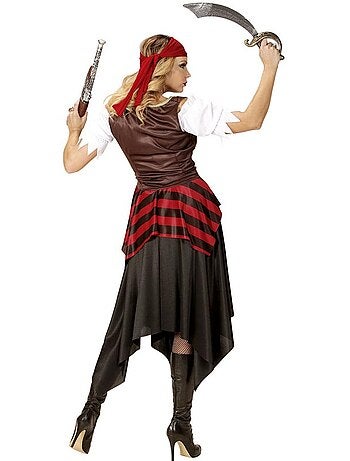 Costume de pirate casse-cou avec ruban