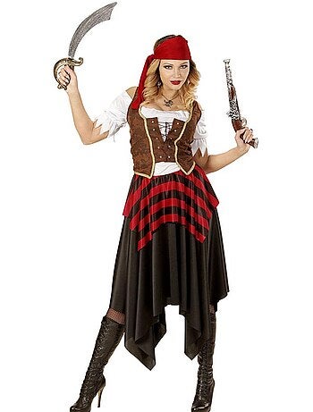 Costume de pirate casse-cou avec ruban