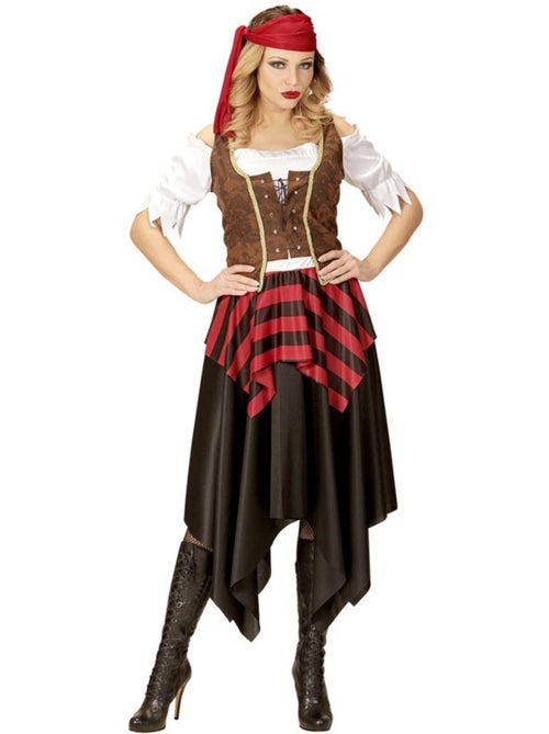 Costume de pirate casse-cou avec ruban - Kiabi