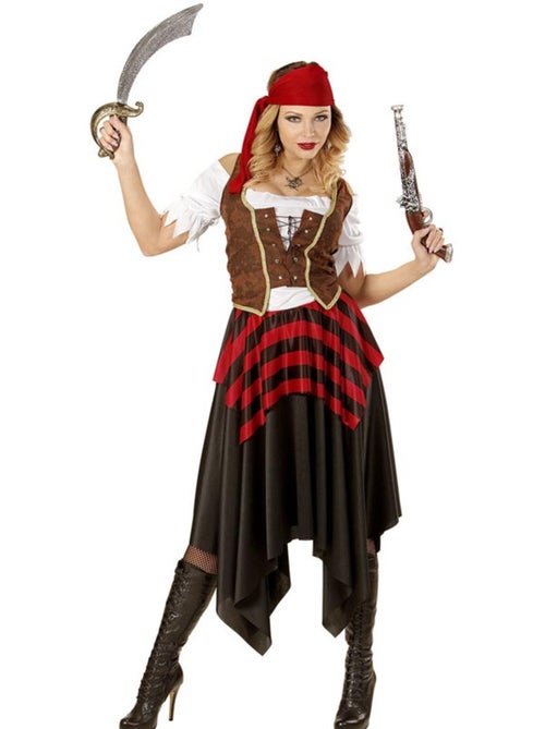 Costume de pirate casse-cou avec ruban - Kiabi