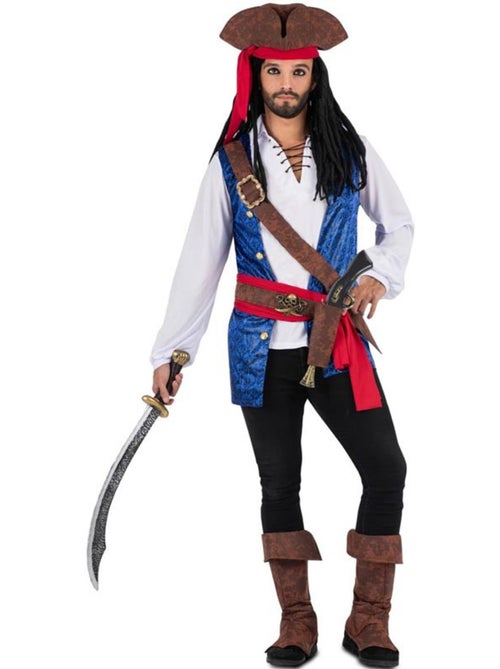 Costume de pirate des Caraïbes avec chapeau - Kiabi