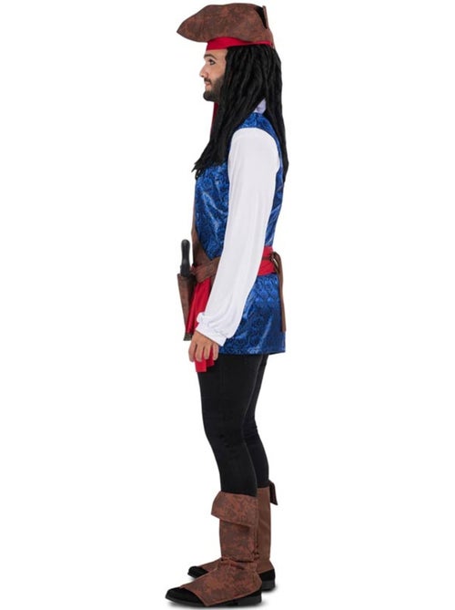 Costume de pirate des Caraïbes avec chapeau - Kiabi