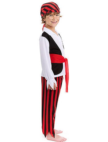 Costume de pirate rayé