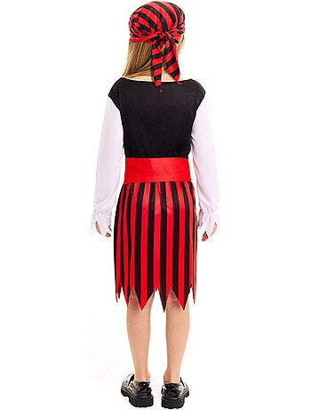 Costume de pirate rayé