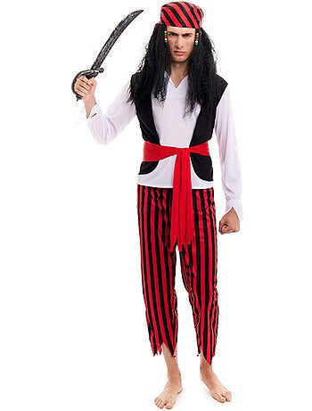 Costume de pirate rayé