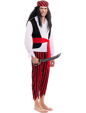 Costume de pirate rayé