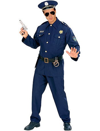 Costume de policier avec chapeau