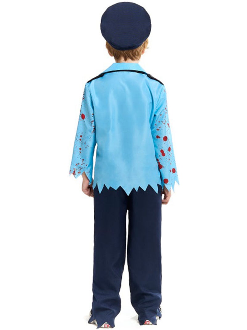 Costume de policier zombie avec chapeau Multicolore - Kiabi