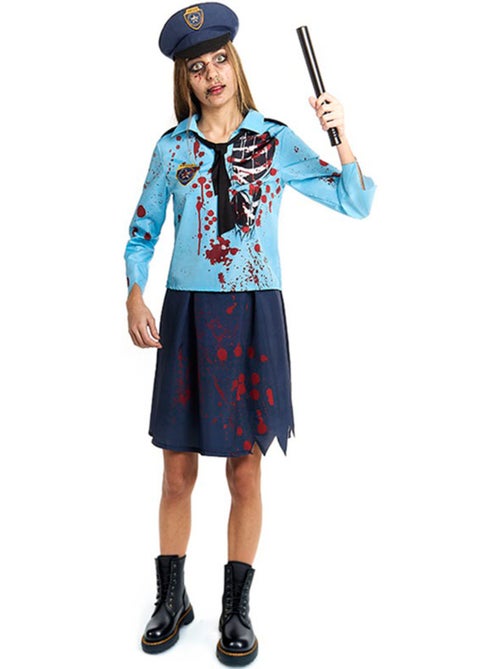 Costume de policier zombie avec chapeau - Kiabi Costume de policier zombie avec chapeau - Kiabi