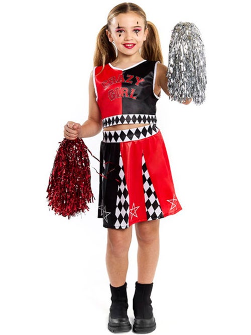 Costume de pom-pom girl arlequin dangereux - Kiabi