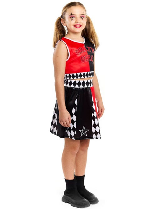 Costume de pom-pom girl arlequin dangereux - Kiabi