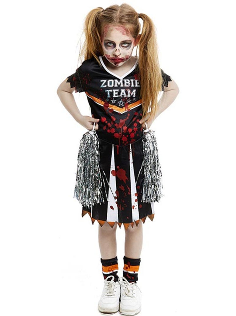 Costume de pom-pom girl de l'équipe zombie Multicolore - Kiabi