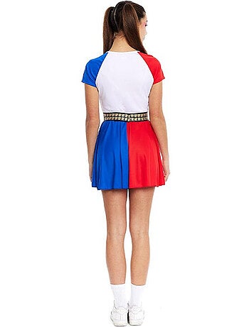 Costume de pom-pom girl sadique bicolore