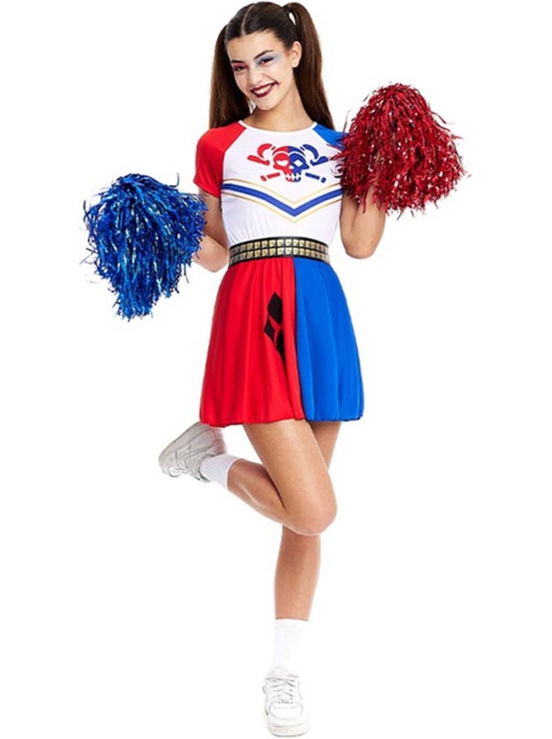 Costume de pom-pom girl sadique bicolore Multicolore - Kiabi