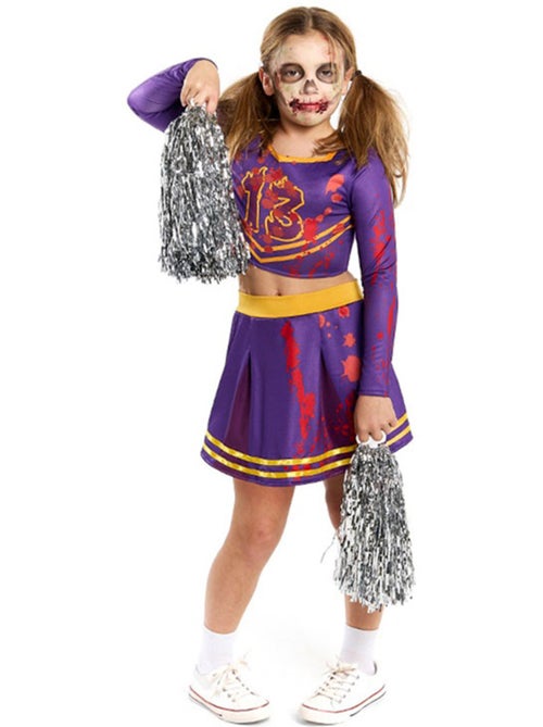 Costume de pom-pom girl zombie ensanglanté - Kiabi