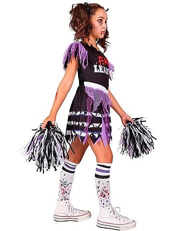 Costume de pom-pom girl zombie