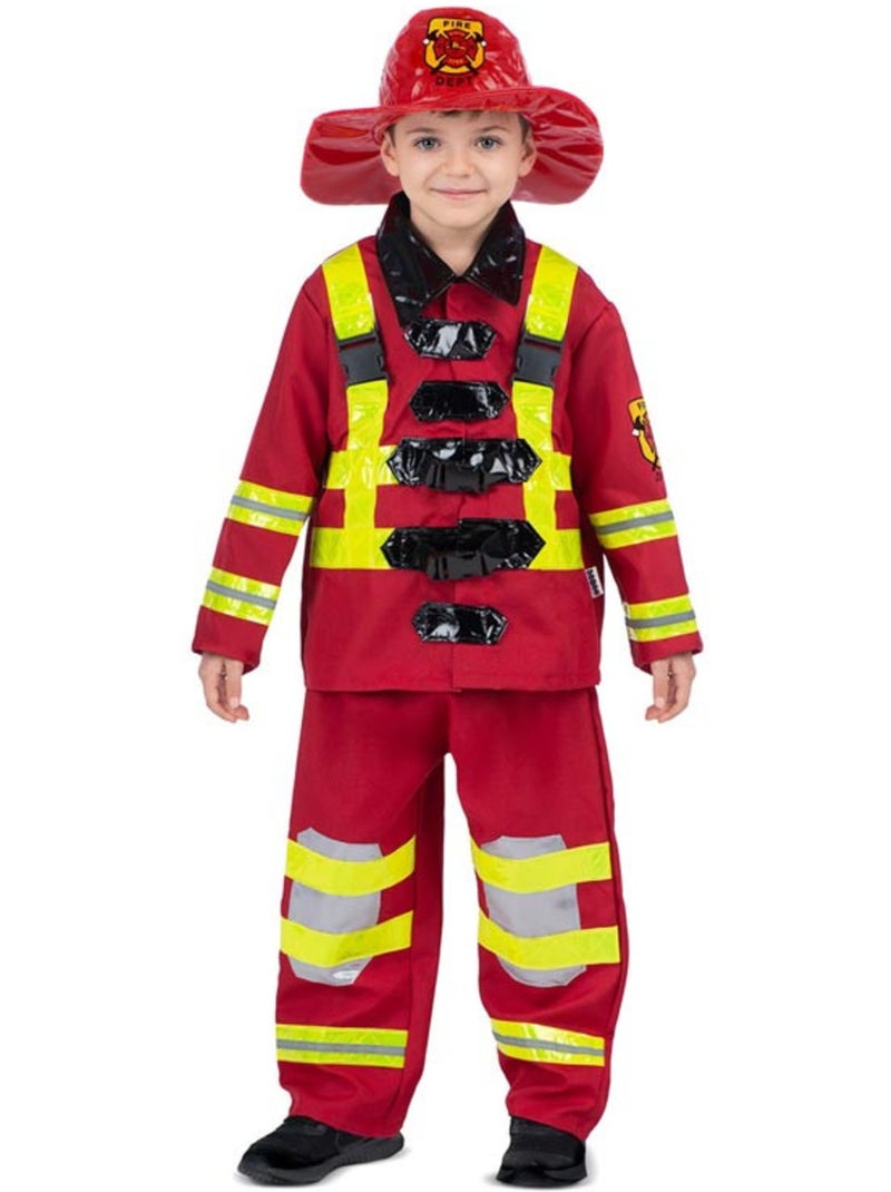 Costume de pompier avec casque Multicolore - Kiabi