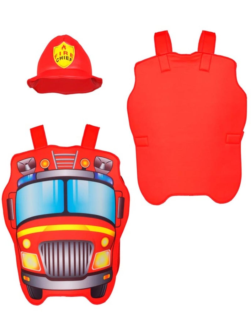 Costume de pompier avec chapeau Multicolore - Kiabi