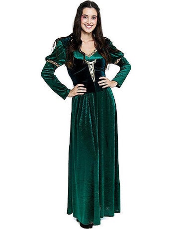 Costume de princesse médiévale sombre