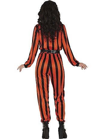 Costume de prisonnier arlequin
