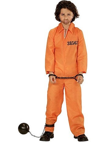Costume de prisonnier avec carte d'identité