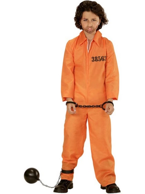 Costume de prisonnier avec carte d'identité - Kiabi