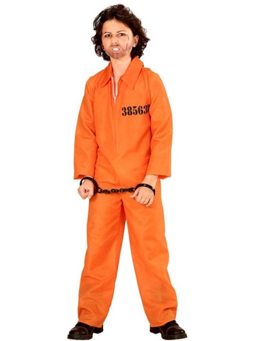 Costume de prisonnier avec carte d'identité - Kiabi
