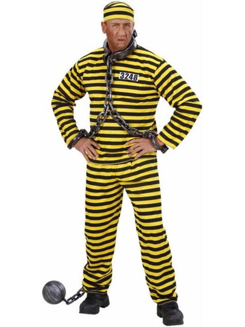 Costume de prisonnier rayé - Kiabi