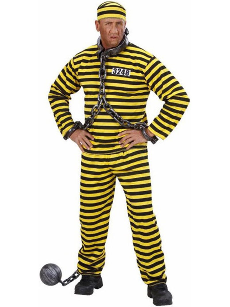 Costume de prisonnier rayé Multicolore - Kiabi