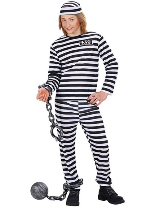 Costume de prisonnier rayé - Kiabi