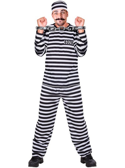 Costume de prisonnier rayé - Kiabi