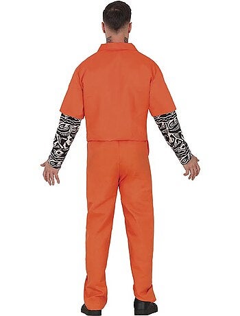 Costume de prisonnier tatoué
