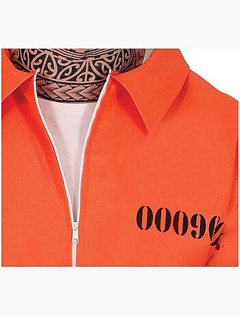 Costume de prisonnier tatoué