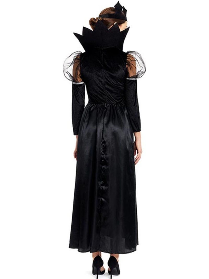 Costume de Reine Crâne Noir avec couronne Multicolore - Kiabi