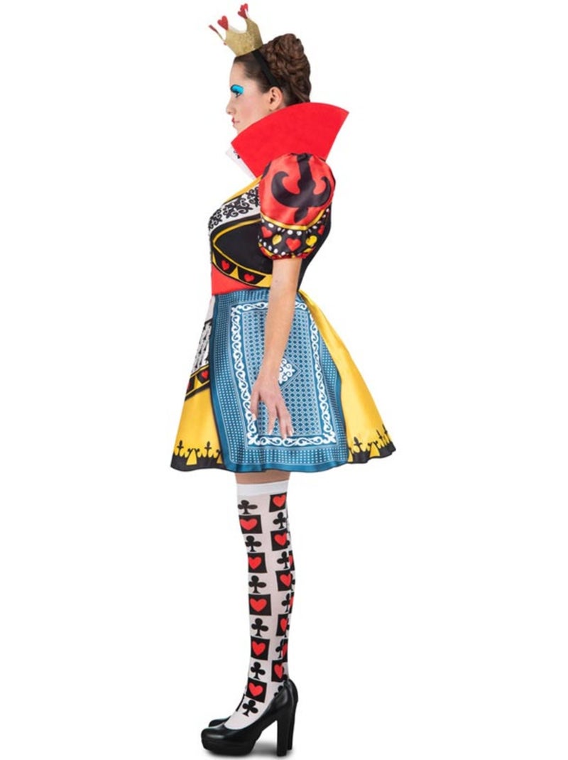 Costume de Reine de Cœur avec bas Multicolore - Kiabi