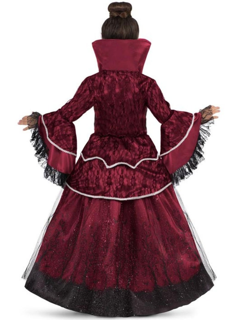 Costume de reine vampire bordeaux avec jupon Multicolore - Kiabi
