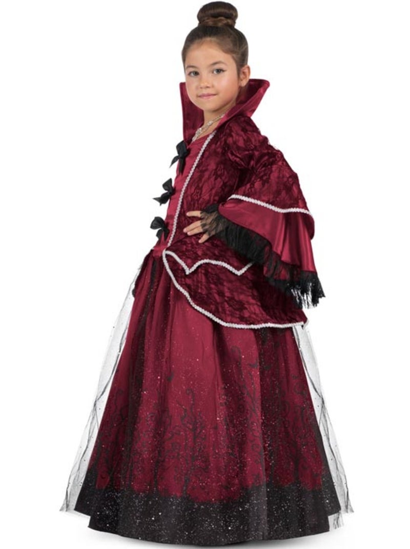 Costume de reine vampire bordeaux avec jupon Multicolore - Kiabi