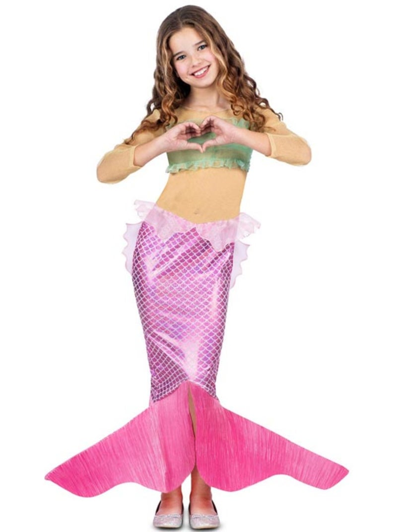 Costume de sirène avec queue Multicolore - Kiabi