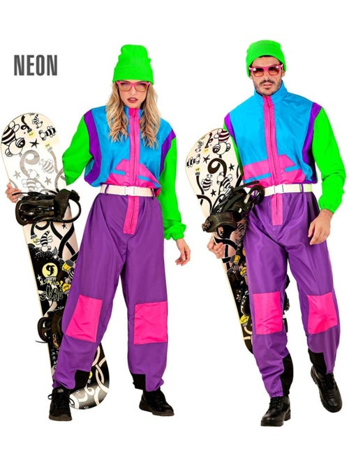 Costume de snowboardeur fluorescent - Kiabi
