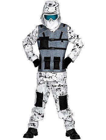 Costume de soldat arctique des forces spéciales