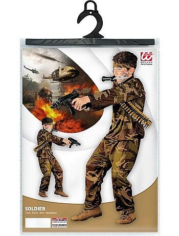 Costume de soldat camouflé