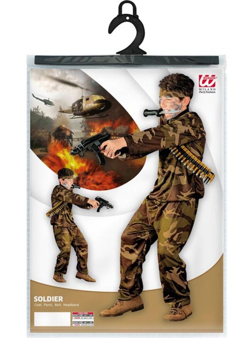 Costume de soldat camouflé - Kiabi