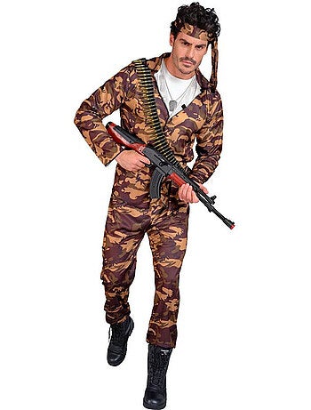 Costume de soldat de camouflage