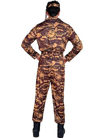 Costume de soldat de camouflage