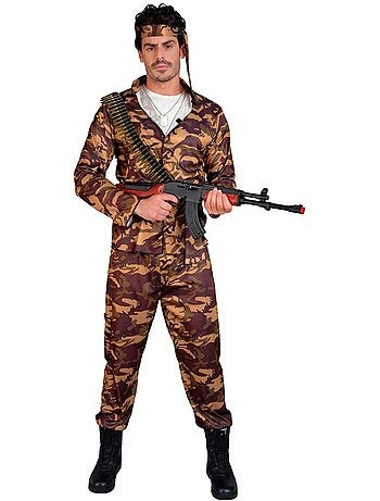 Costume de soldat de camouflage